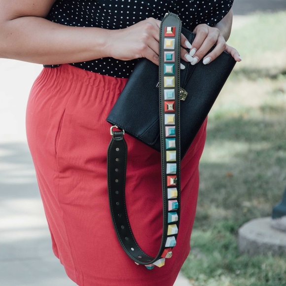 CLOSET REHAB Handbags - 🆑 Olive Bag Strap w/ Multicolor Rivets